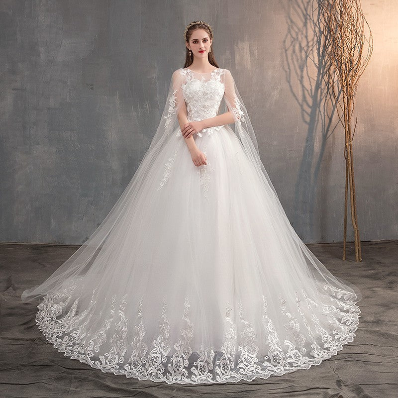 Vestido de Novia Princesa Renda Lindo 2025