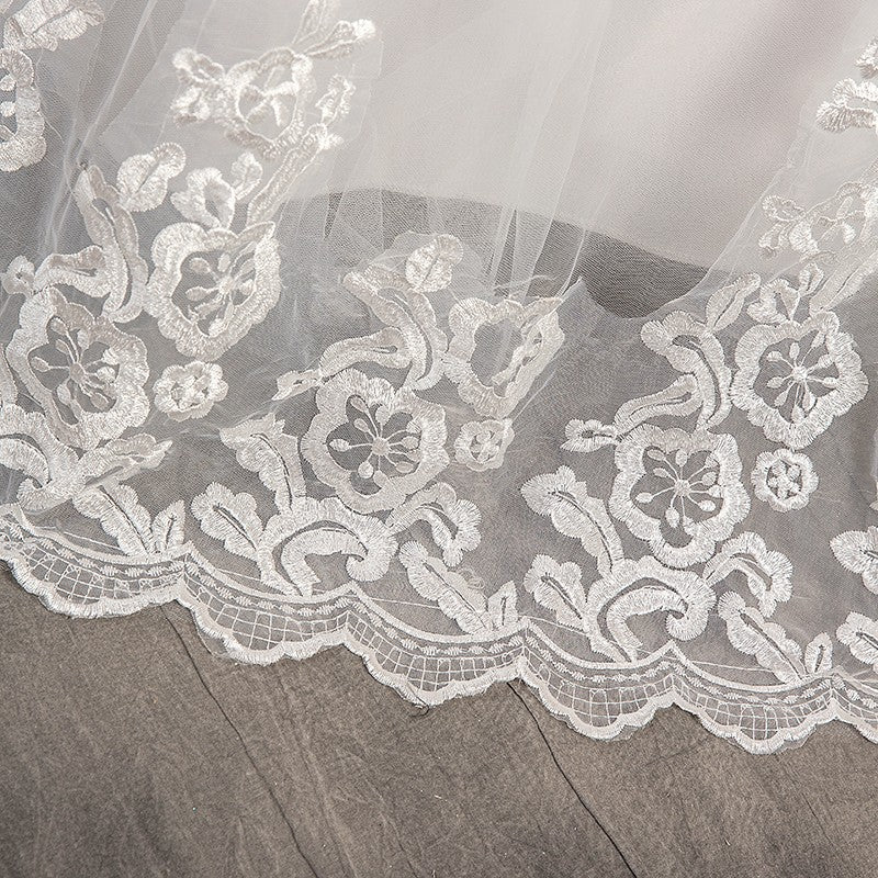 Vestido de Novia Princesa Renda Lindo 2025