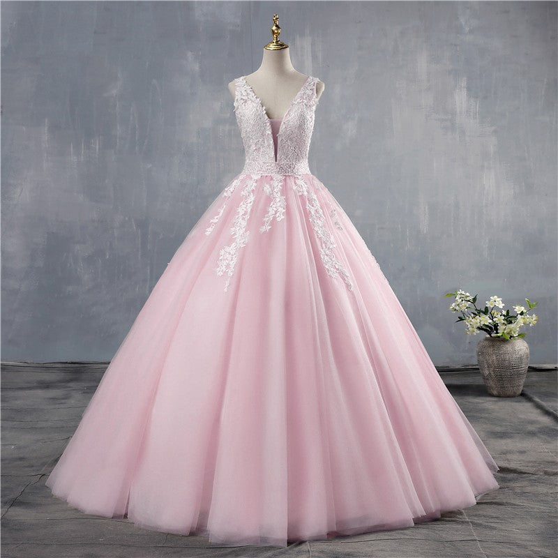 Vestido de Noiva Princesa Decote V