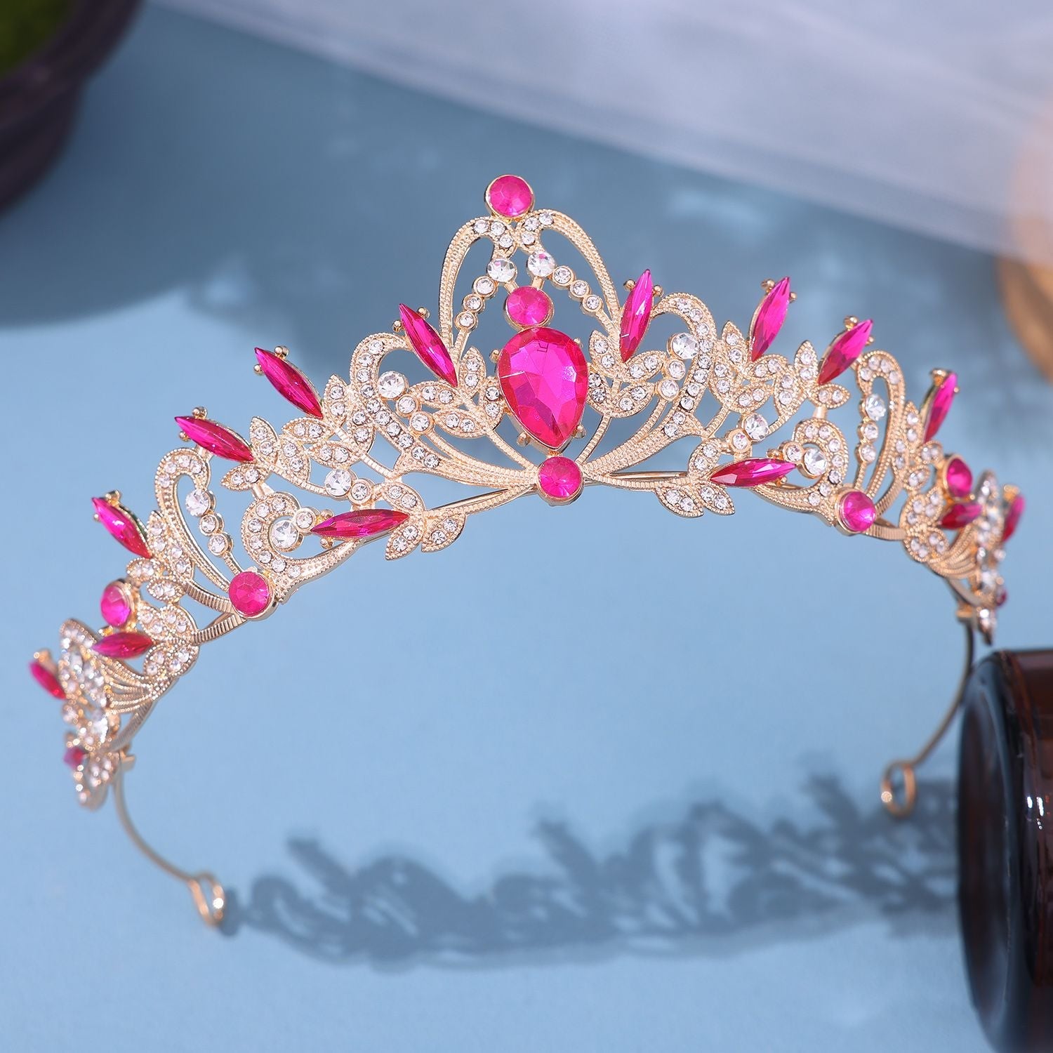 Tiara de Noiva Dourada