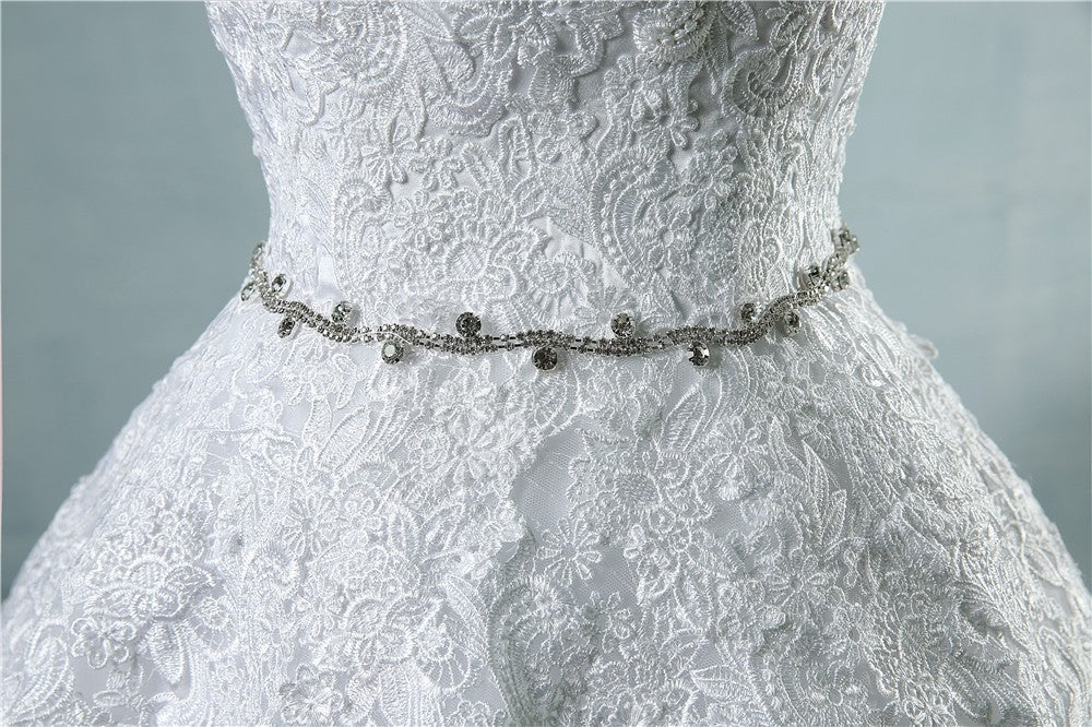 Vestido de Noiva Princesa Renda Alzhir