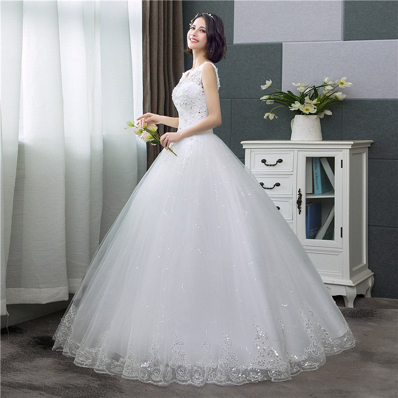 Vestido de Noiva Rodado Princesa Decote V 2025