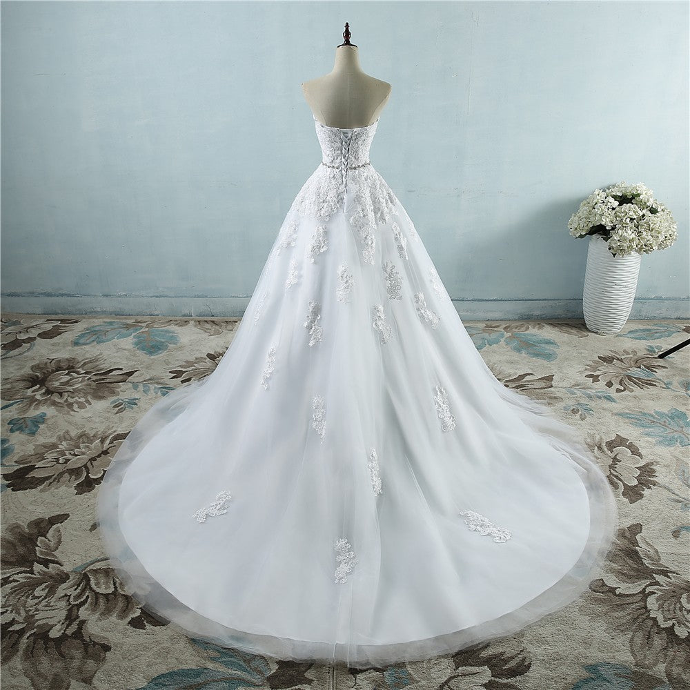 Vestido de Noiva Princesa Renda Alzhir