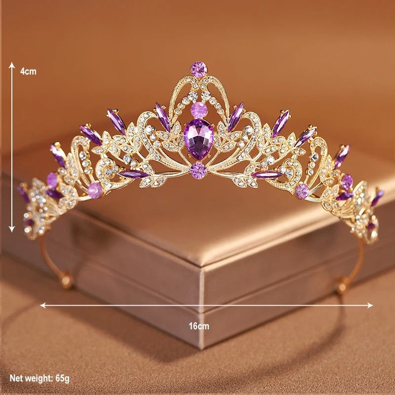 Tiara de Noiva Dourada