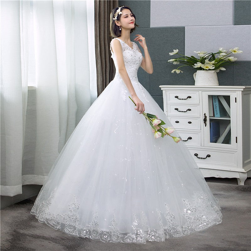 Vestido de Noiva Rodado Princesa Decote V 2025