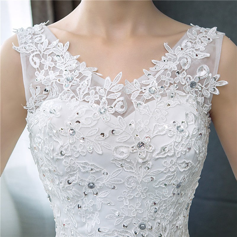 Vestido de Noiva Rodado Princesa Decote V 2025
