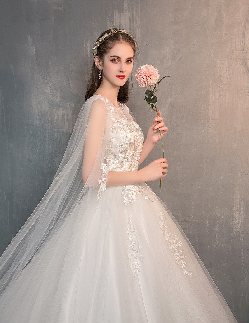 Vestido de Novia Princesa Renda Lindo 2025