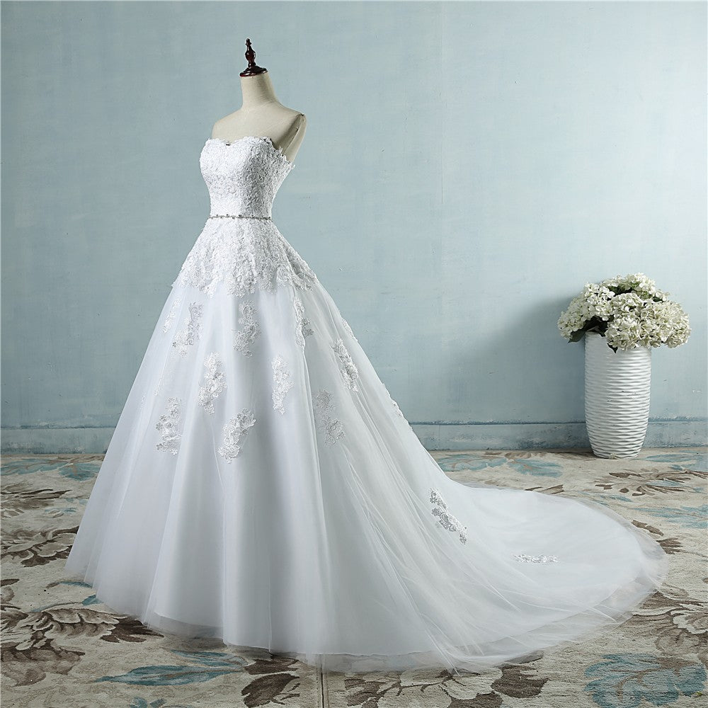 Vestido de Noiva Princesa Renda Alzhir