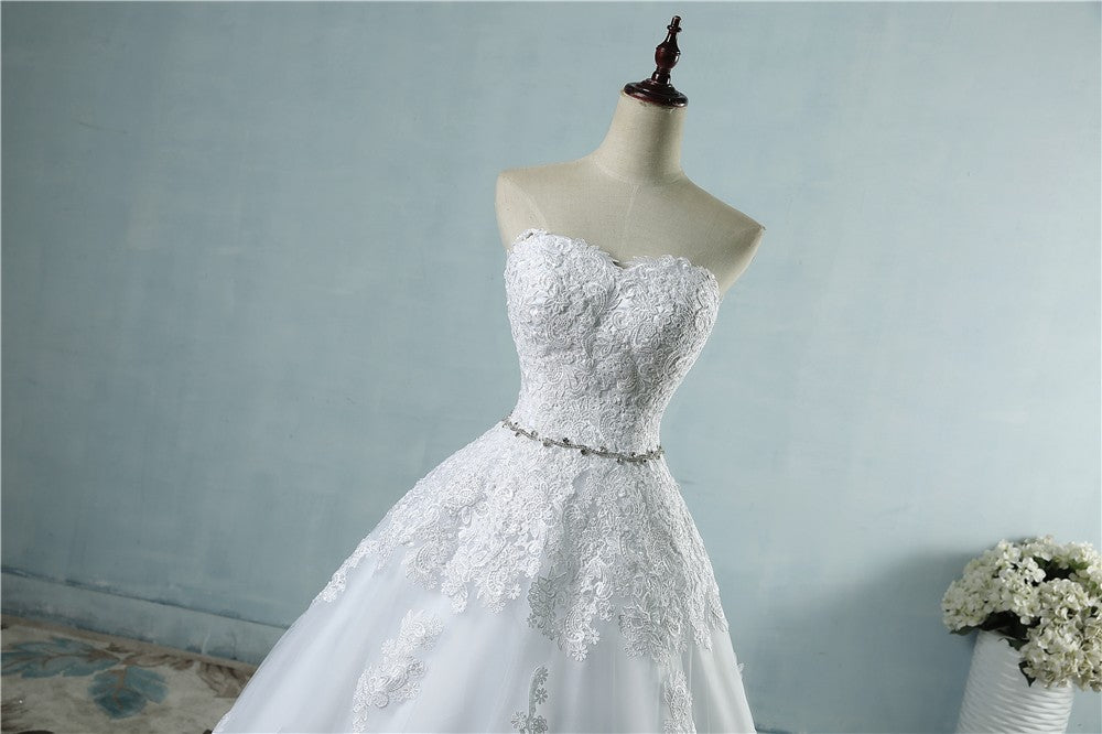 Vestido de Noiva Princesa Renda Alzhir