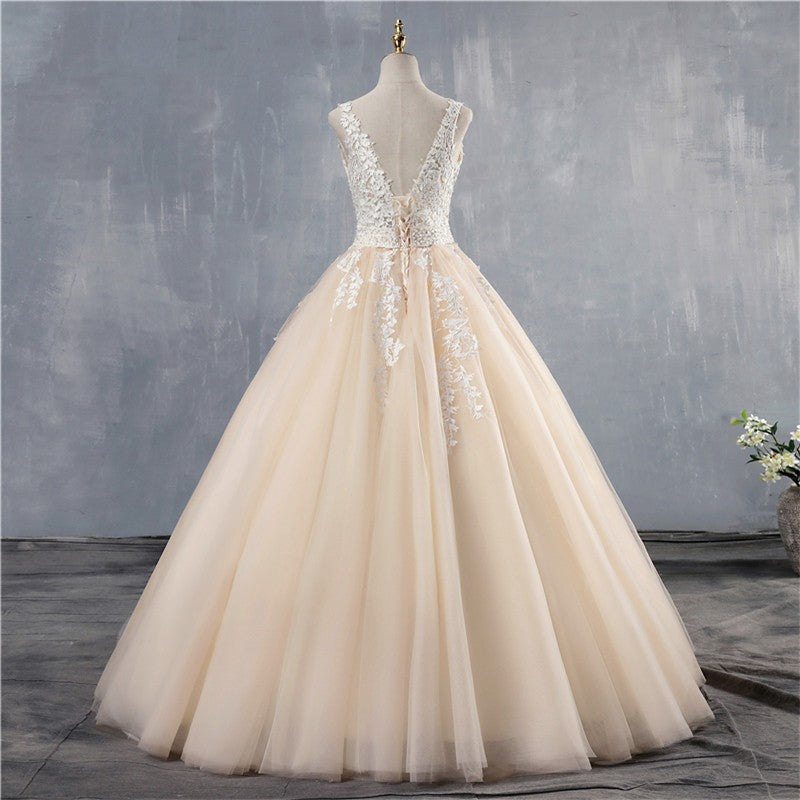 Vestido de Noiva Princesa Decote V