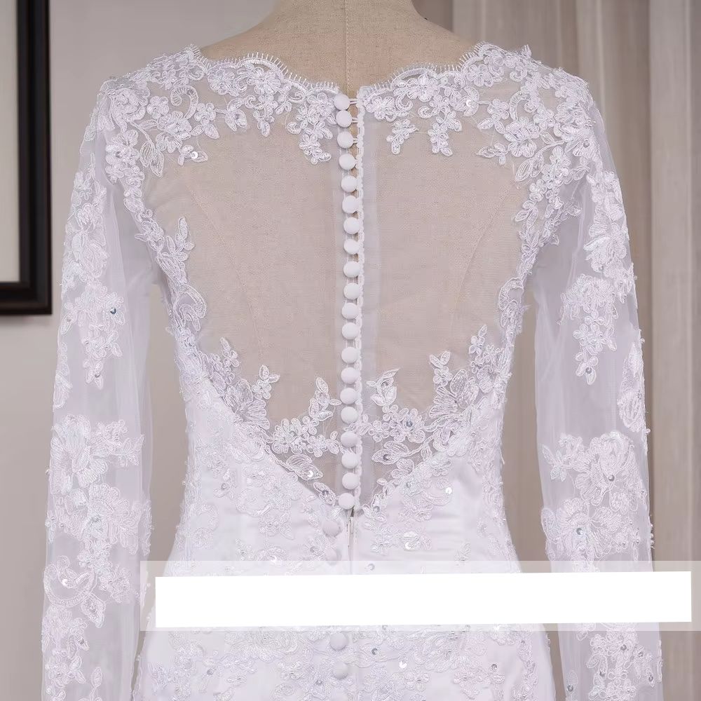 Vestido de Noiva Sereia com Renda e Miçangas - Elegância para o Seu Grande Dia