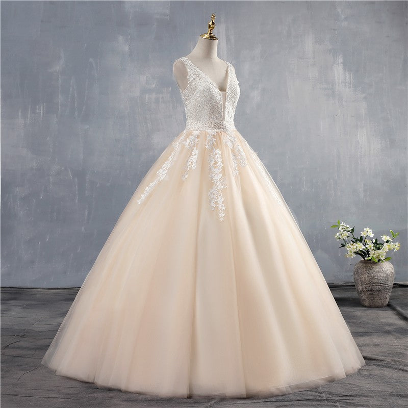 Vestido de Noiva Princesa Decote V