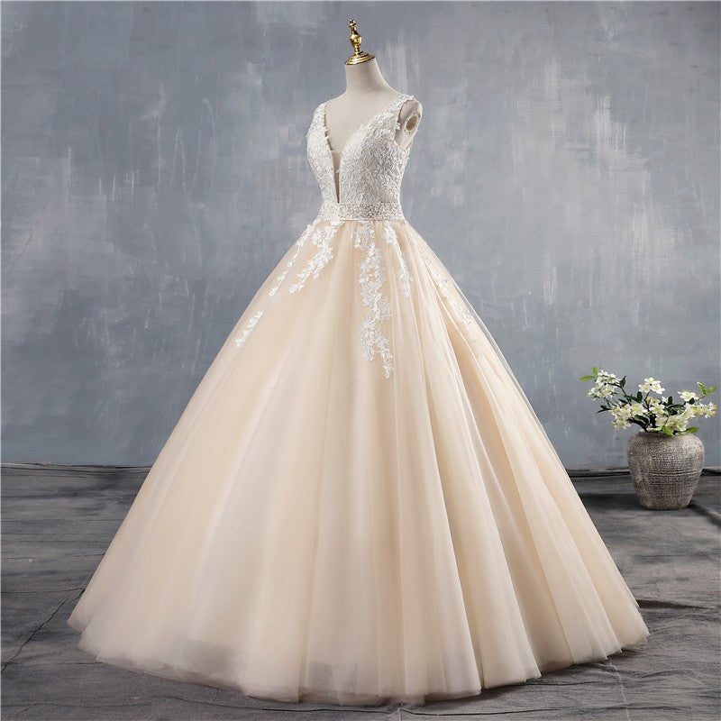 Vestido de Noiva Princesa Decote V