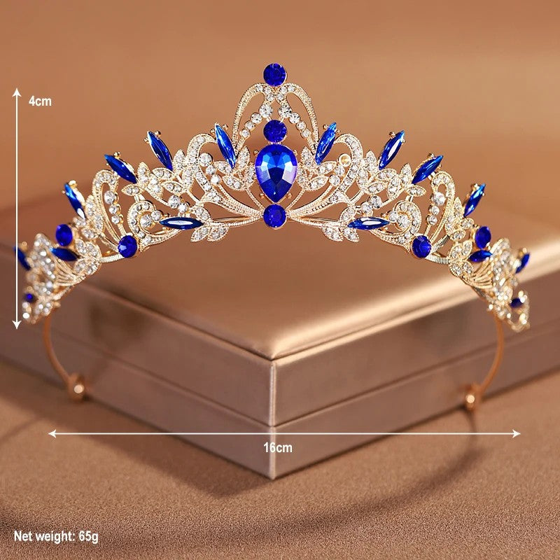 Tiara de Noiva Dourada