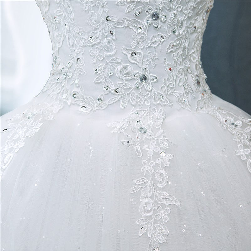 Vestido de Noiva Rodado Princesa Decote V 2025