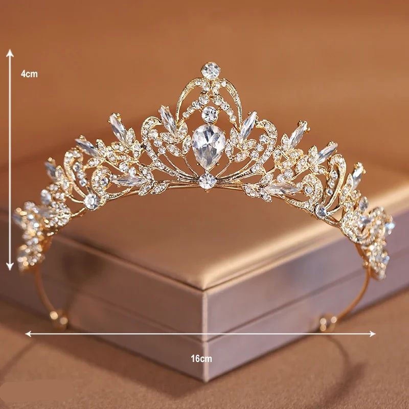 Tiara de Noiva Dourada