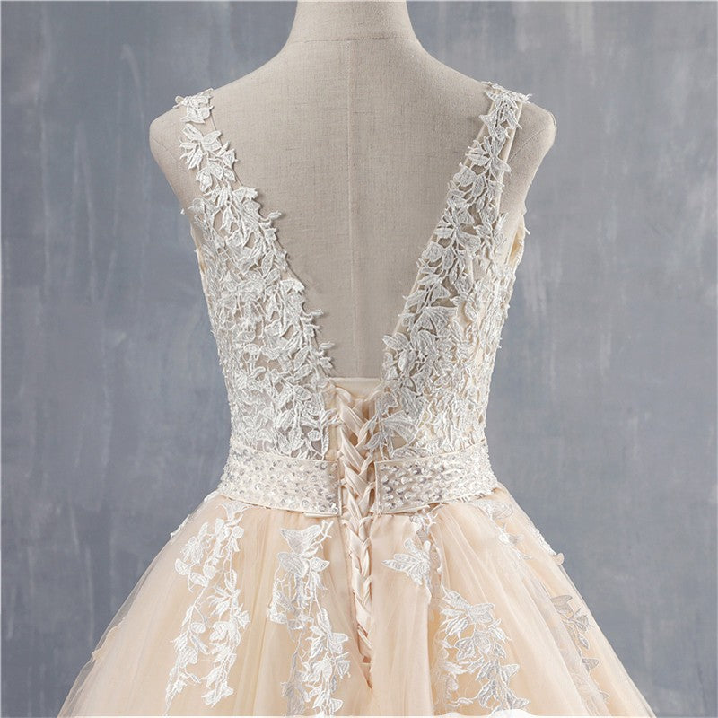Vestido de Noiva Princesa Decote V