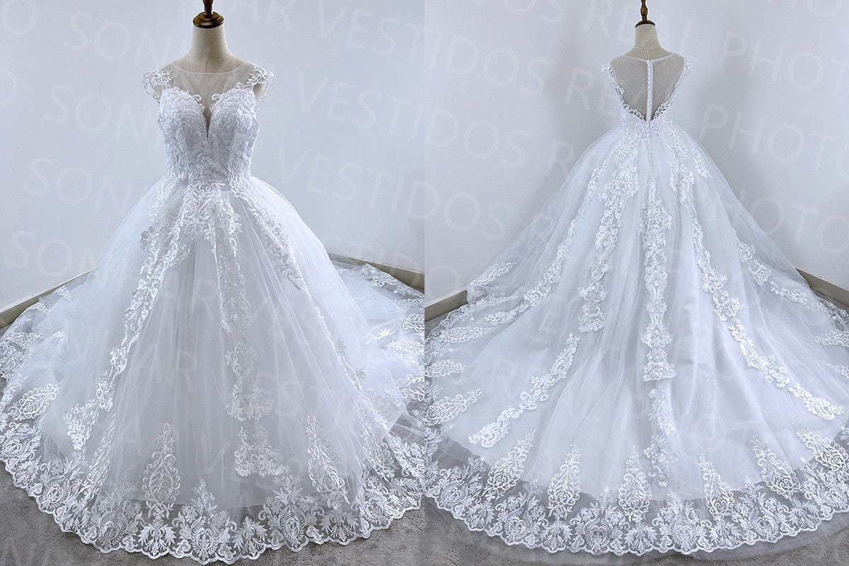 Vestido de Noiva Princesa Gryfoon Luxo