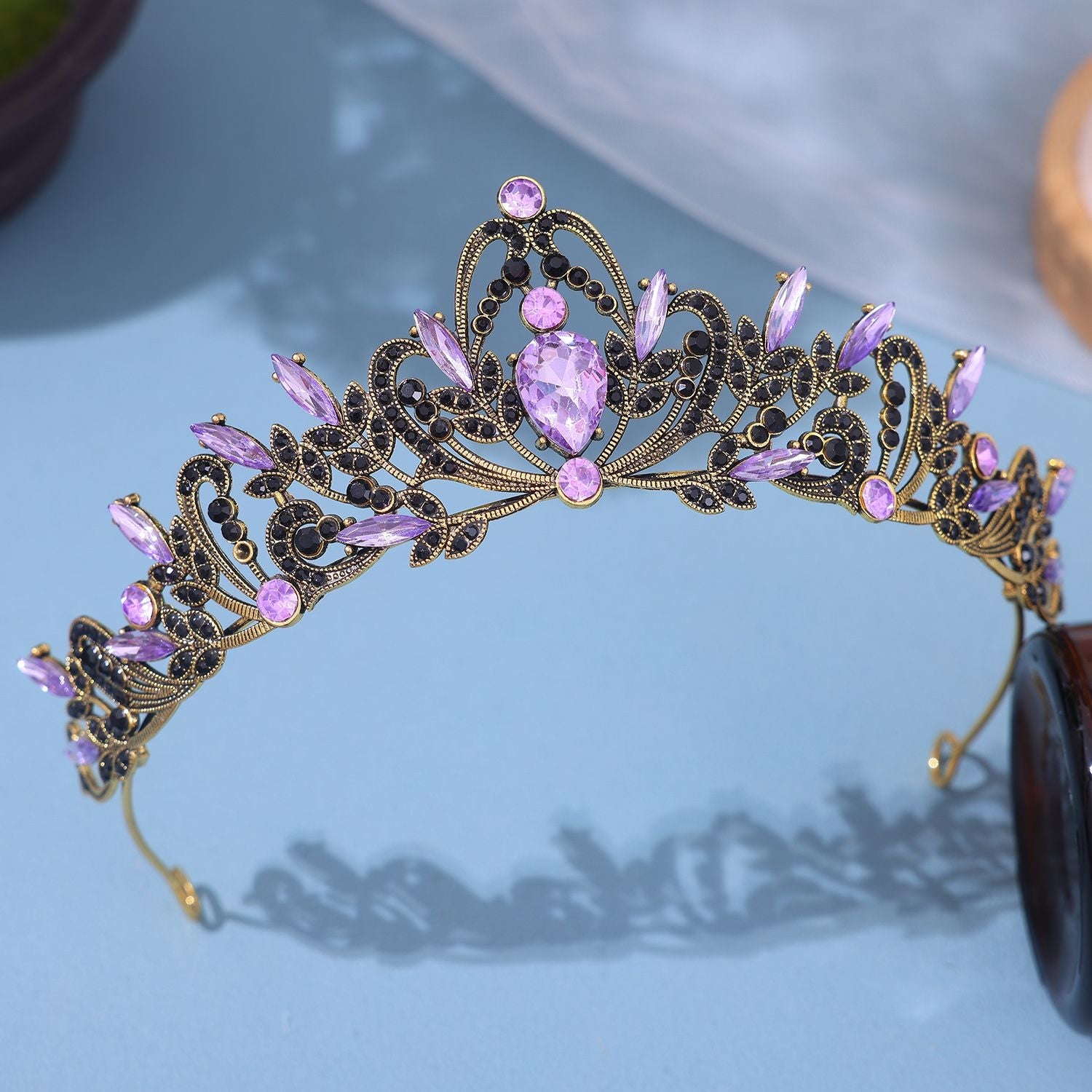 Tiara de Noiva Dourada
