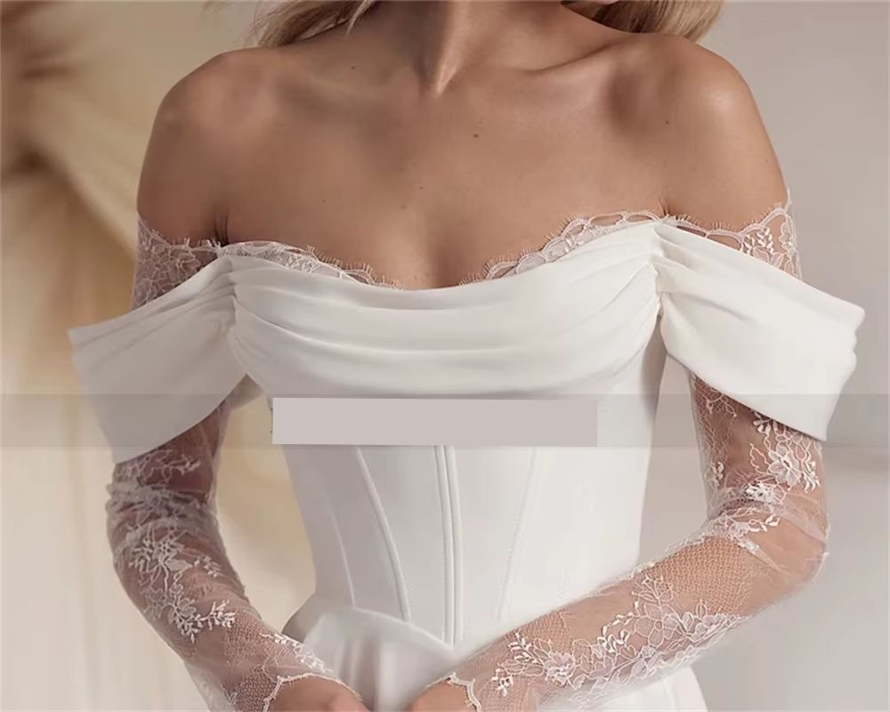 Vestido de Noiva Imperial Boho 2026 Plissado
