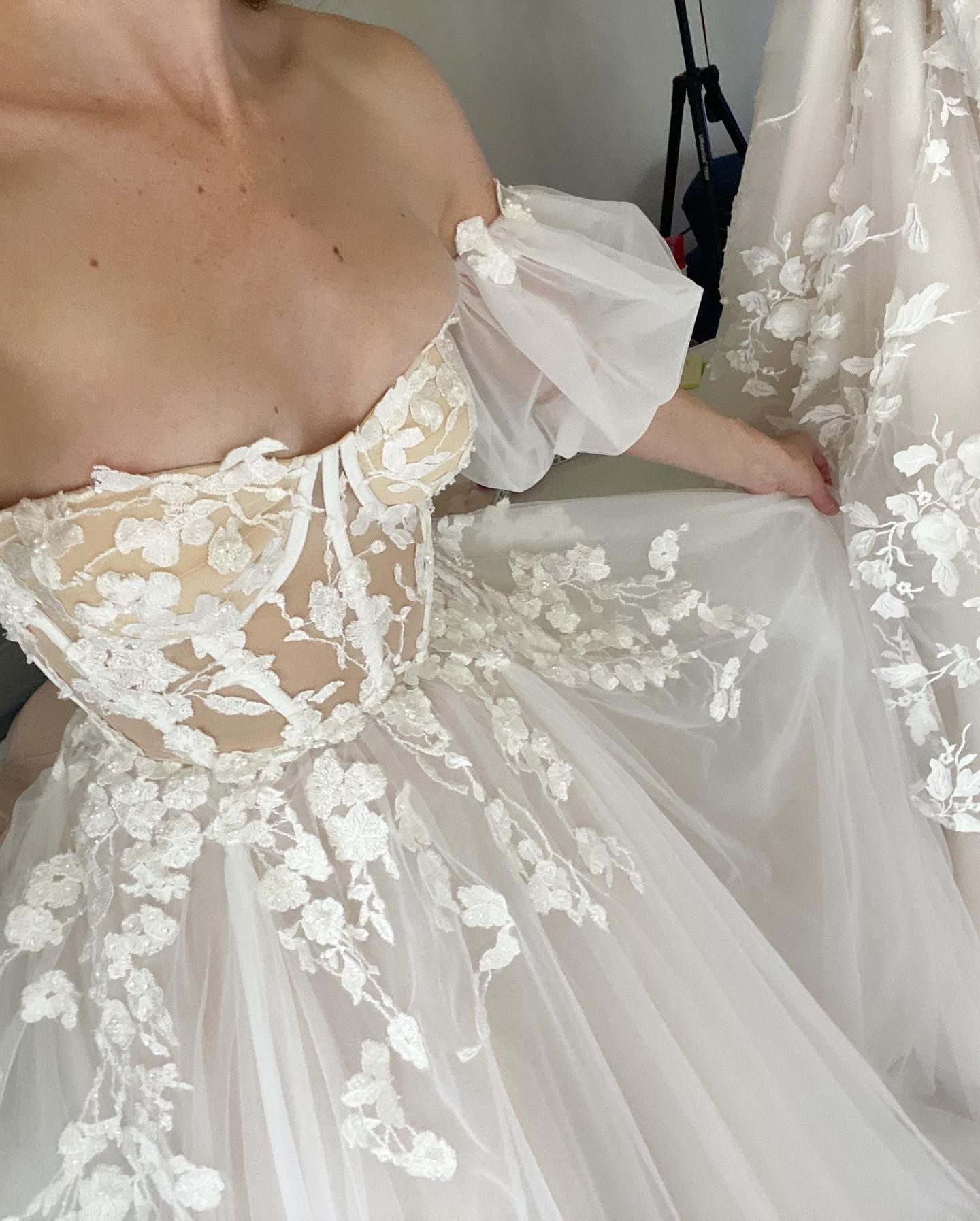 Vestido de Noiva Imperial Boho Puff
