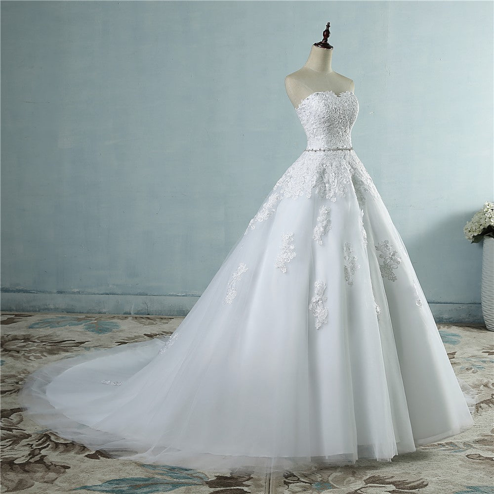 Vestido de Noiva Princesa Renda Alzhir