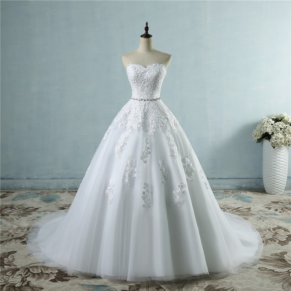 Vestido de Noiva Princesa Renda Alzhir
