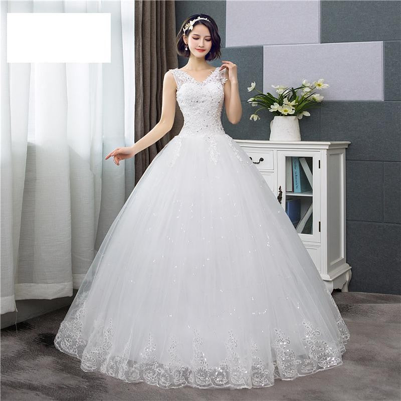 Vestido de Noiva Rodado Princesa Decote V 2025
