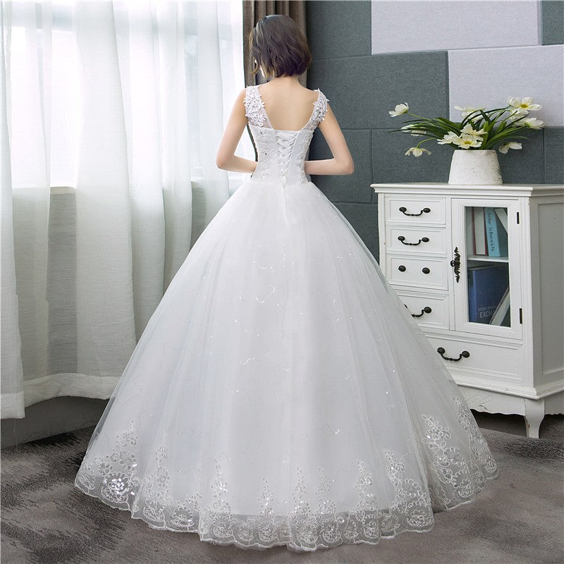 Vestido de Noiva Rodado Princesa Decote V 2025