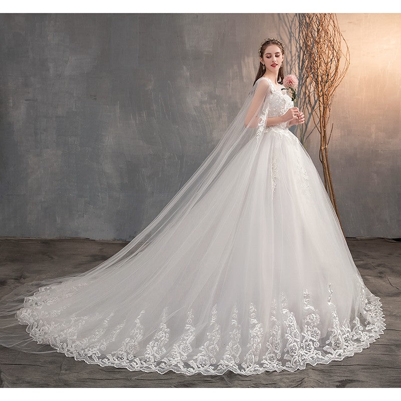 Vestido de Novia Princesa Renda Lindo 2025