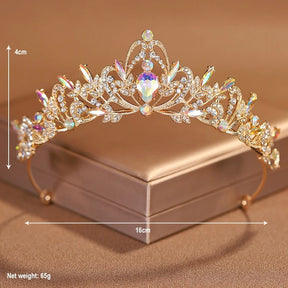 Tiara de Noiva Dourada