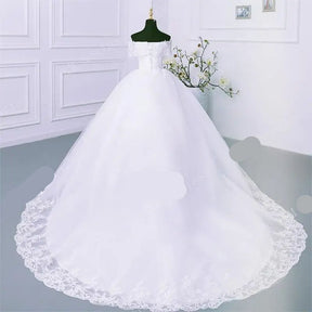 Vestido de Noiva Princesa Plus Perolas Nupcial
