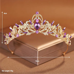 Tiara de Noiva Dourada