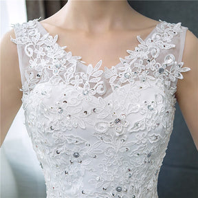 Vestido de Noiva Rodado Princesa Decote V 2025
