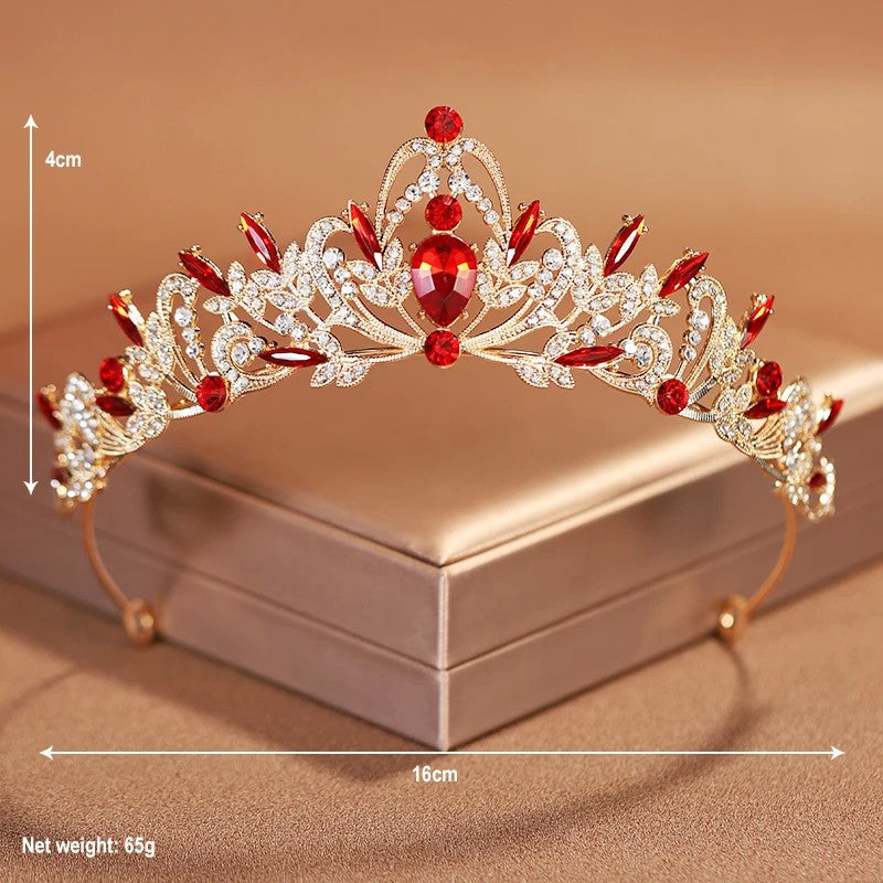 Tiara de Noiva Dourada