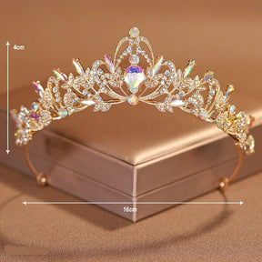 Tiara de Noiva Dourada