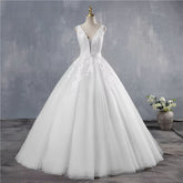 Vestido de Noiva Princesa Decote V