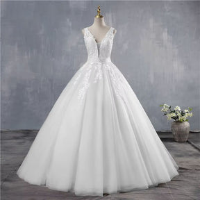 Vestido de Noiva Princesa Decote V