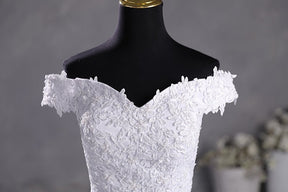 Vestido de Noiva Gloria Clássico Decote Barco