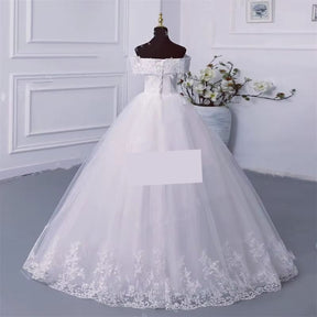 Vestido de Noiva Princesa Plus Perolas Nupcial