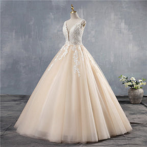 Vestido de Noiva Princesa Decote V