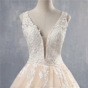 Vestido de Noiva Princesa Decote V