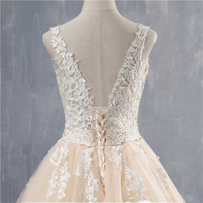 Vestido de Noiva Princesa Decote V