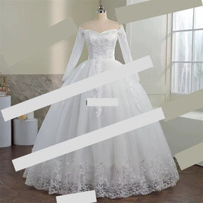 Vestido de Noiva Princesa Plus Perolas Nupcial